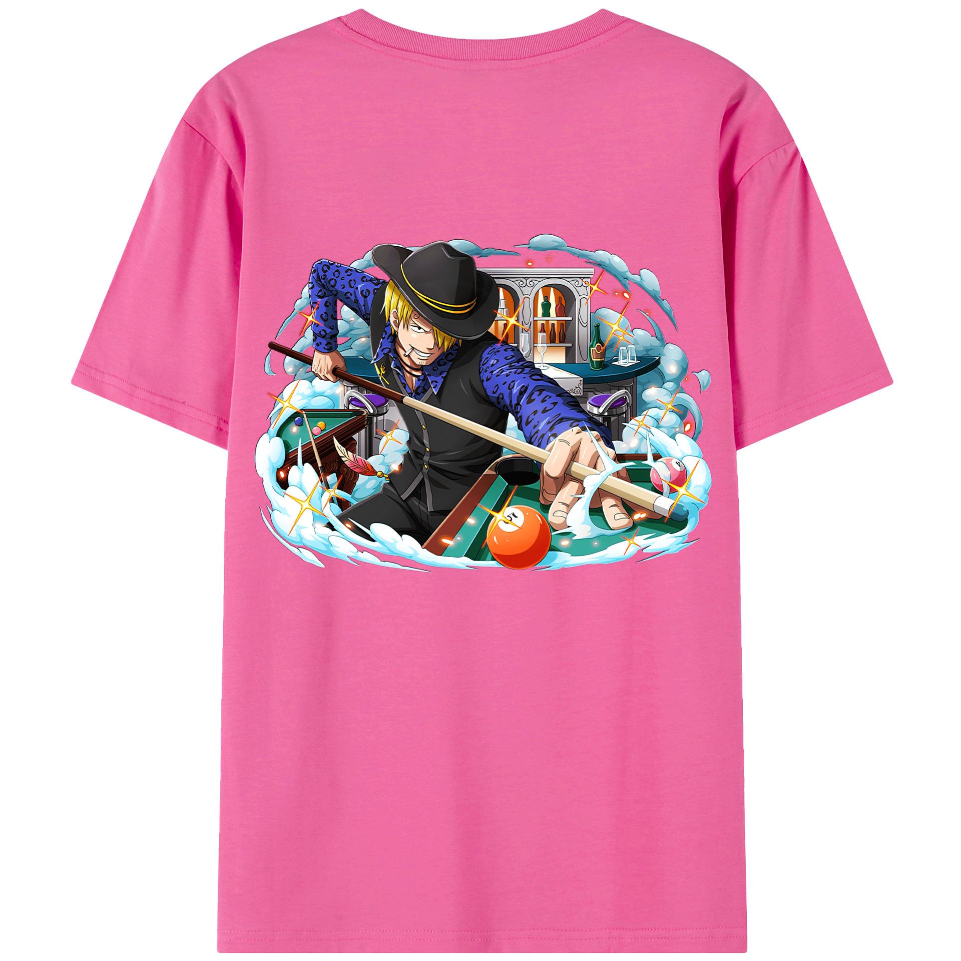 （画像用） ワンピース サンジ ONE PIECE Sanji レディース半袖Tシャツ(バックプリント)
